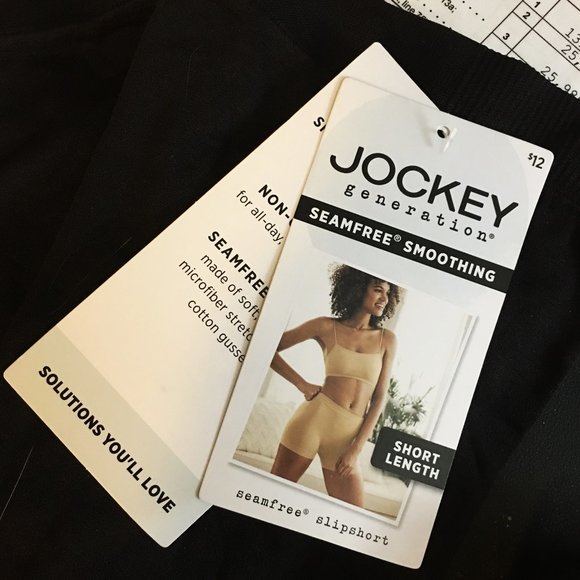 JOCKEY Generation Women's Black Shortie Slipshort NEW!!! - Picture 7 of 9
